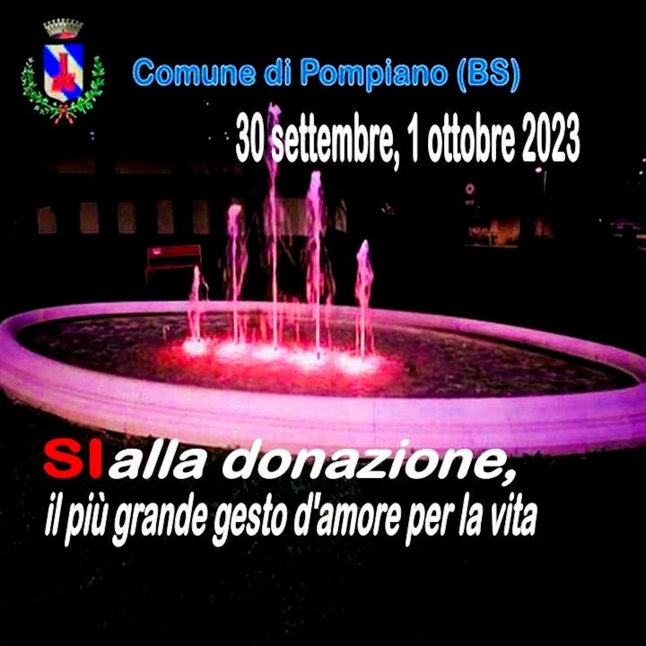 Giornata Nazionale del SI per la Donazione di Organi Tessuti e Cellule