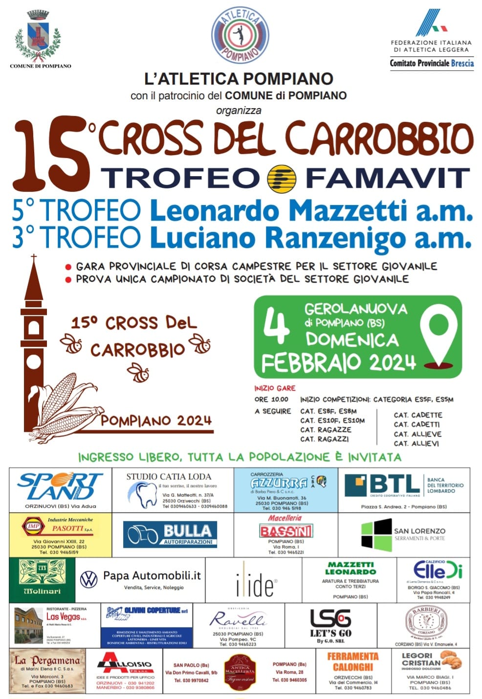 15° CROSS DEL CARROBBIO